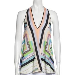 Clover Canyon v-neck printed top